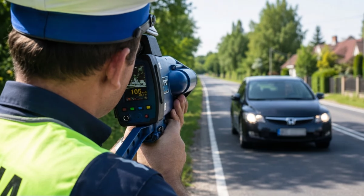 Pędził 105 km/h w terenie zabudowanym. Na jaw wyszło coś jeszcze...