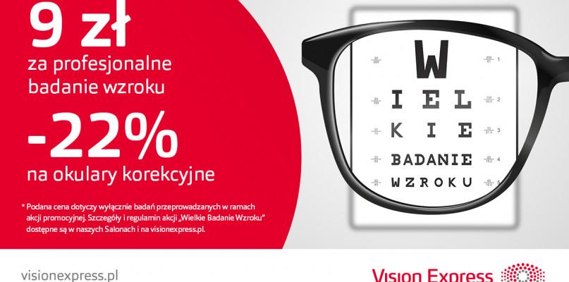 Wielkie Badanie Wzroku - coraz więcej Polaków ze stwierdzoną wadą lub chorobą oczu