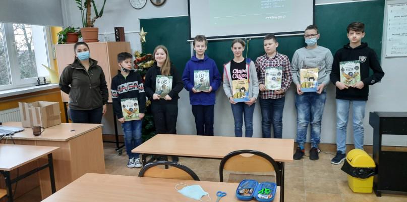 Gość z Nadleśnictwa Sokołów u uczniów „Trójki”