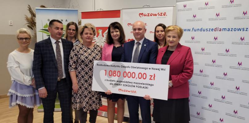 Uczniowie z Nowej Wsi będą mieć salę sportową i stołówkę