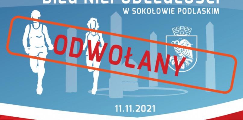 Nie będzie tegorocznego Biegu Niepodległości w Sokołowie!