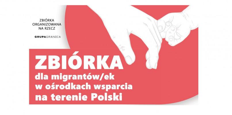 Posłanka organizuje zbiórkę dla migrantów