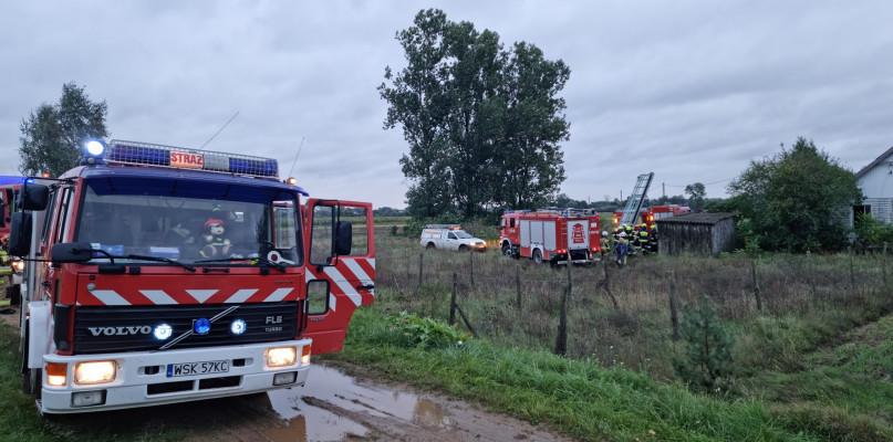 Strażacy szybko zareagowali i uratowali budynek