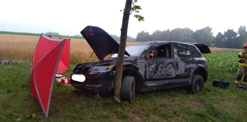 Tragedia na drodze w Skrzeszewie