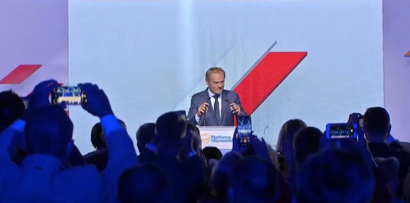Tusk przejmuje stery w PO. 