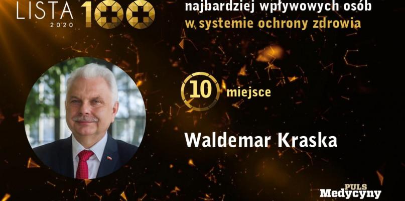 Wiceminister Waldemar Kraska w czołówce najbardziej wpływowych ludzi w medycynie