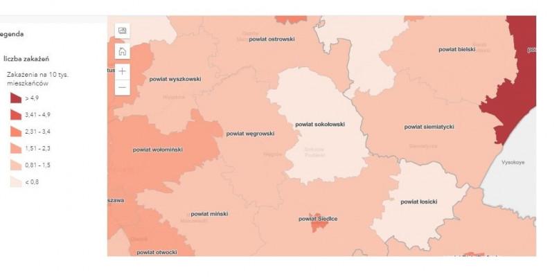 Koronawirus w powiecie: 2 nowych zakażonych, 2 osoby zmarły, wykonano 37 testów