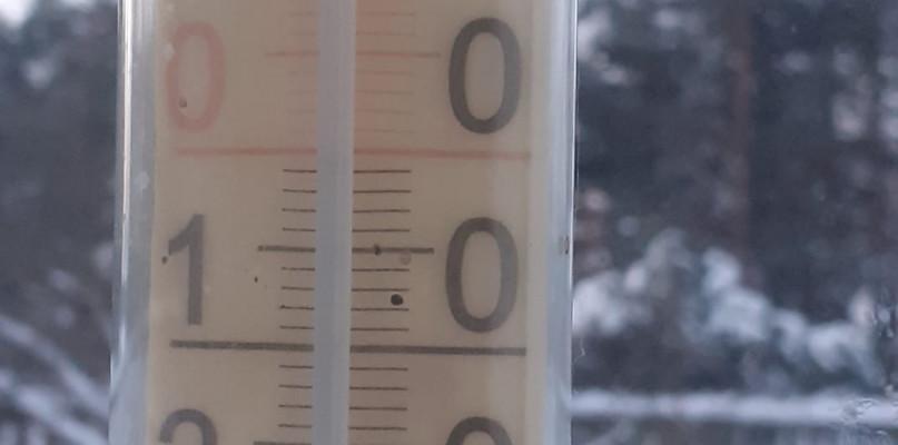 Taki niskiej temperatury nie było w powiecie już dawno...