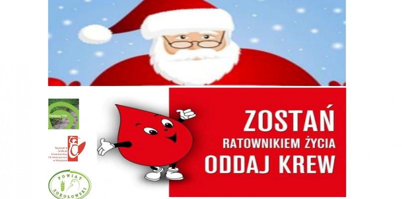 W poniedziałek mikołajkowa akcja poboru krwi i osocza