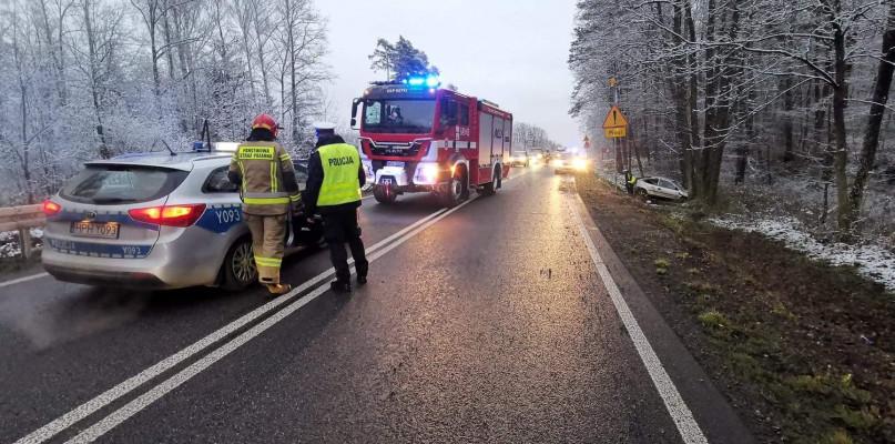 Kierowca, który rozbił mazdę pod Repkami, był pijany
