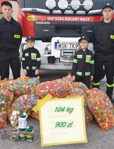 Strażacy wspierają Michałka Boguckiego, chorującego na SMA