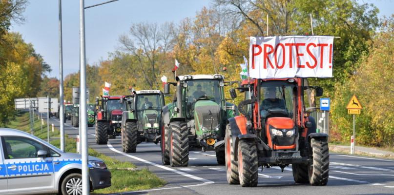 Utrudnienia w ruchu w całym kraju w związku z protestem rolników