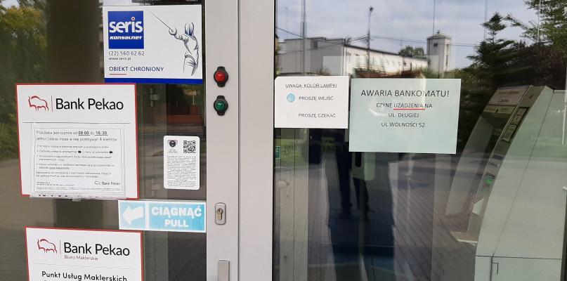 Bankomat nieczynny, ale tutaj i ortografia szwankuje...