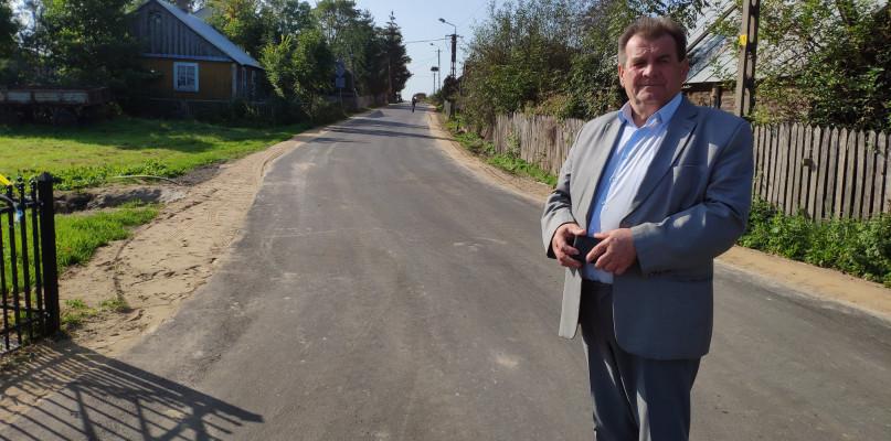 Gmina Kosów Lacki wyremontowała drogę w Wyszomierzu i Kutyskach