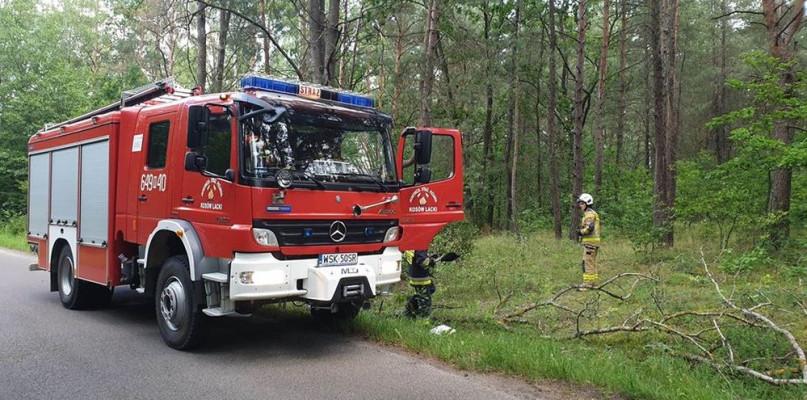 Podpalacz z gminy Kosów Lacki wciąż podkłada ogień