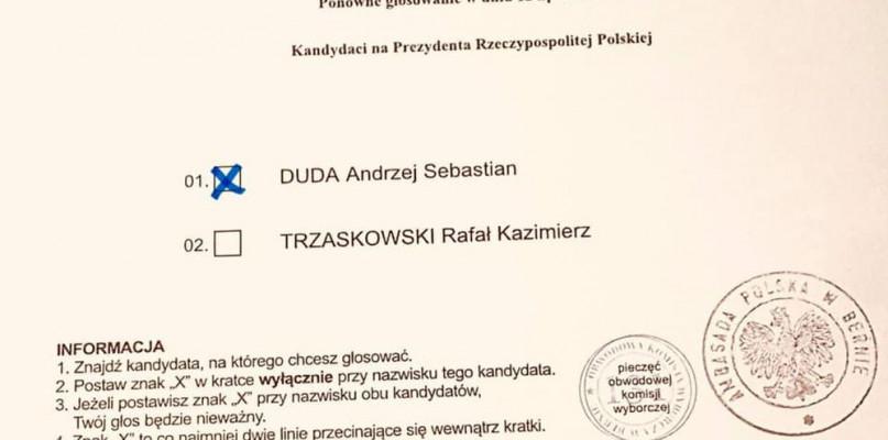 Andrzej Duda zwycięzcą wyborów w powiecie sokołowskim