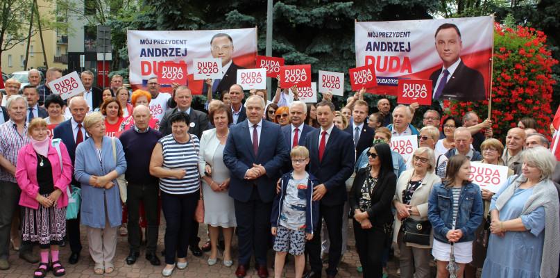 Wicepremier Jacek Sasin odwiedził Sokołów i Rozbity Kamień