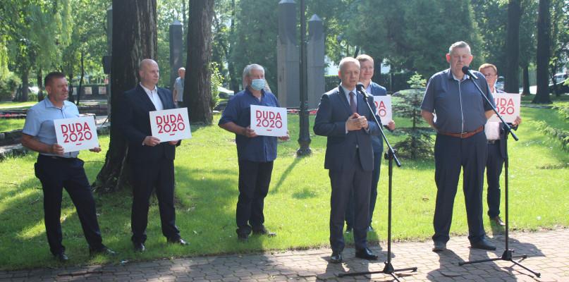 Minister cyfryzacji w Sokołowie o obwodnicy i modernizacji kolei