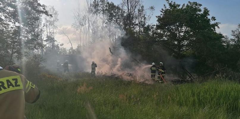 Podpalacz znów w akcji, tym razem paliło się w dwóch budynkach