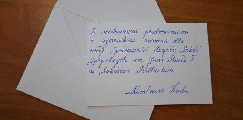 Dostali list i upominki od Pierwszej Damy