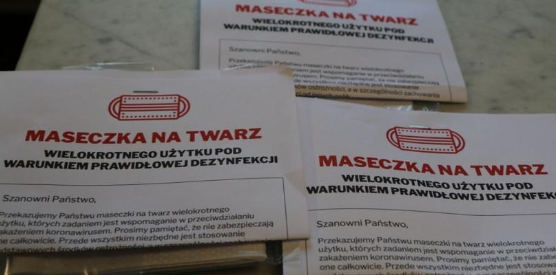 Miasto Sokołów Podlaski rozda maseczki ochronne wszystkim mieszkańcom