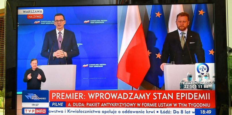 Premier Morawiecki: wprowadzamy dzisiaj stan epidemii