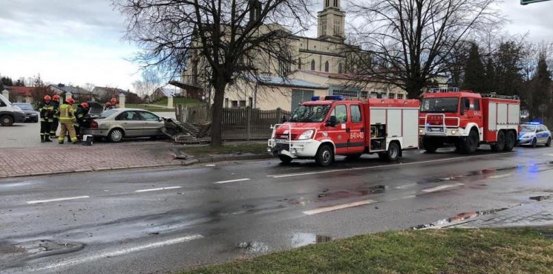 Pięć osób rannych w zderzeniu pod konkatedrą