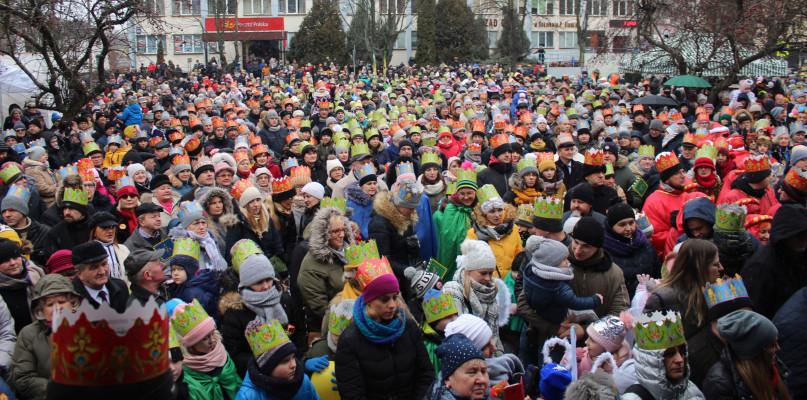Tłumy na sokołowskim Orszaku Trzech Króli