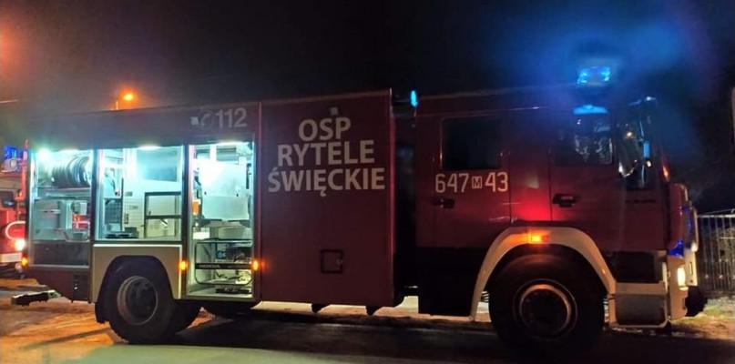 Do OSP Rytele Święckie dotarł w tym roku bogaty Mikołaj...