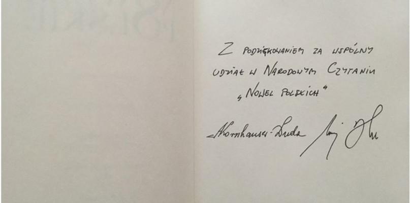 Szkoła w Skrzeszewie dostała podziękowania od pary prezydenckiej