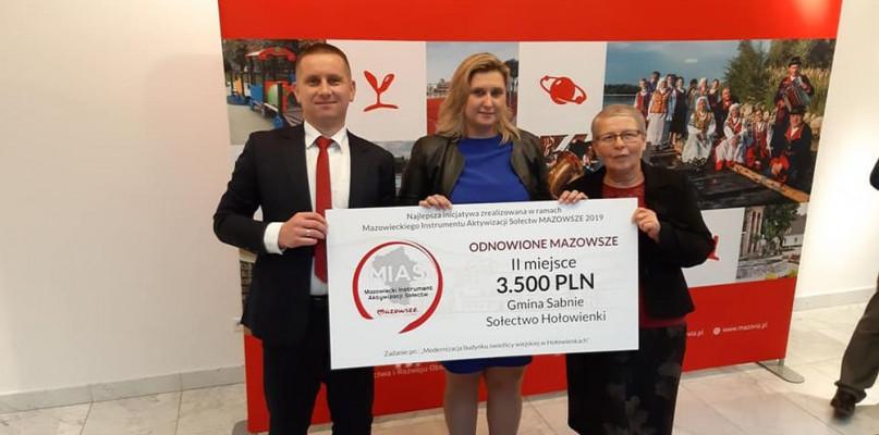 Sołectwo Hołowienki nagrodzone za aktywność