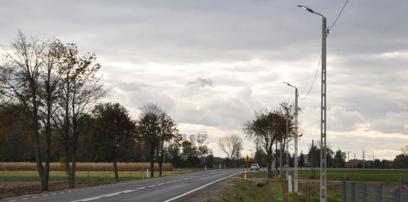 Przy krajówce w Remiszewie zbudowano nowe oświetlenie