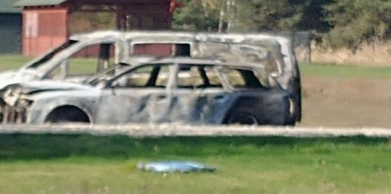 W miejscowości Noski spaliły się dwa samochody