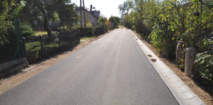 Prace drogowe w Baczkach i w Czaplach-Andrelewiczach zakończone