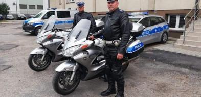 Dwa nowoczesne motocykle trafiły do sokołowskiej drogówki