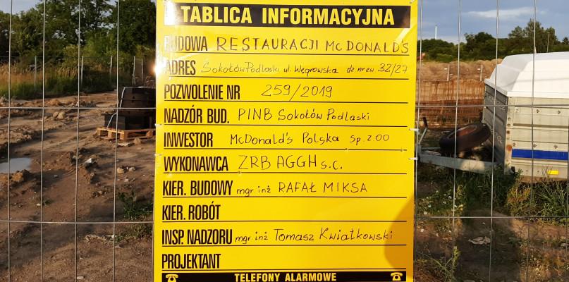 Ruszyła budowa restauracji McDonald