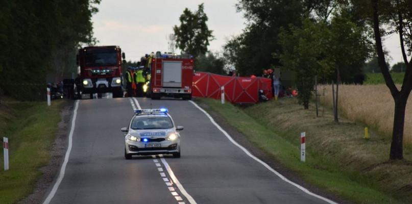 24-letni motocyklista zginął po uderzeniu w przepust