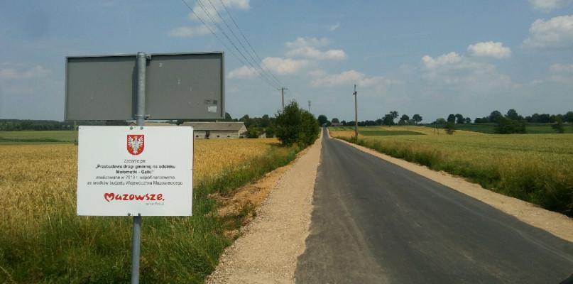 Powstała droga gminna z Gałek do Mołomotek