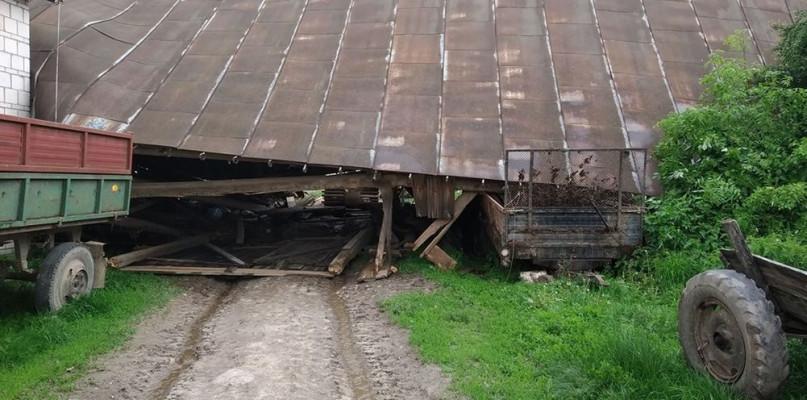 Duże zniszczenia w gminie Bielany po nawałnicy