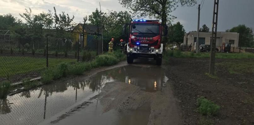 Gwałtowna burza przeszła nad częścią powiatu sokołowskiego