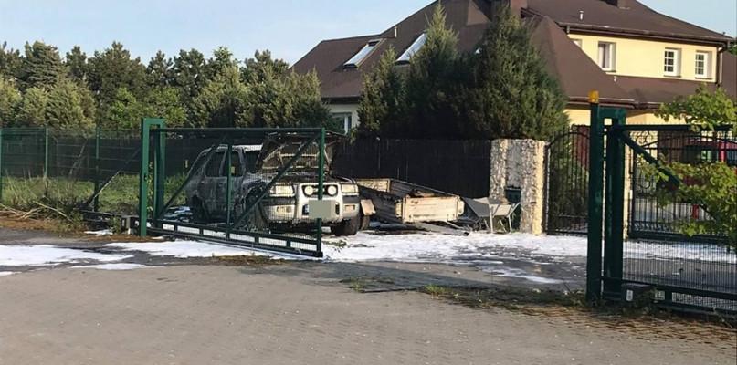 Policja wyjaśnia okoliczności tego pożaru