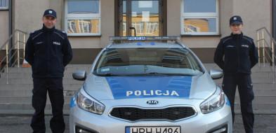 Policjanci ugasili pożar traw. Ogień zbliżał się do lasu...