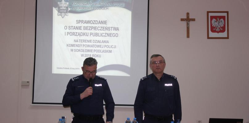 Policjanci podsumowali ubiegły rok. Dostali pochwały...