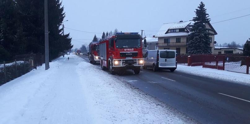 Strażacy interweniowali na ulicy Siedleckiej w Sokołowie