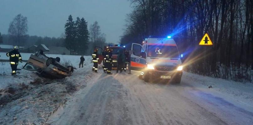 W samochodach, które się zderzyły, jechało pięć osób...