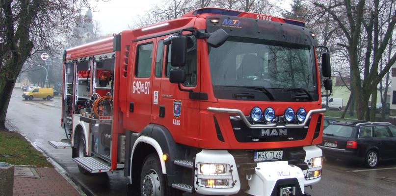 Do OSP Sterdyń przyjechał właśnie nowiutki Man