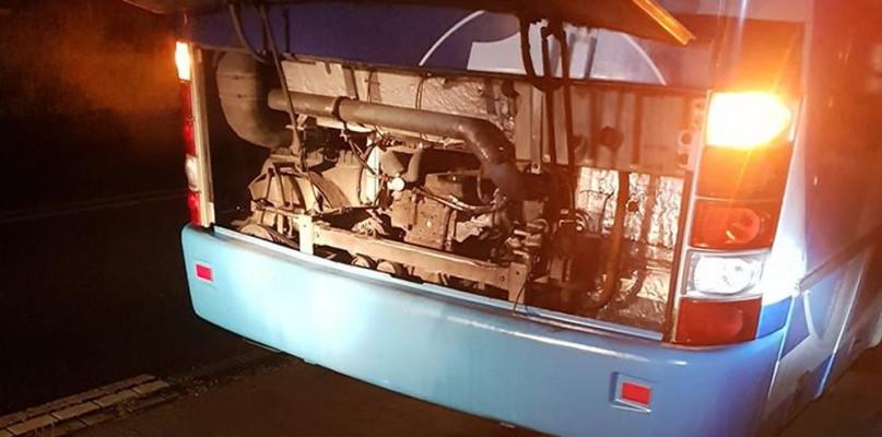 Zapalił się autobus z PKS Sokołów Podlaski
