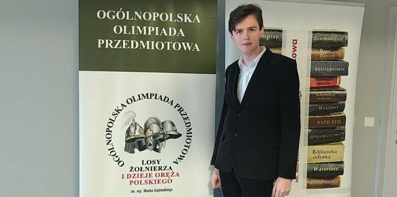 Uczeń I Liceum finalistą ogólnopolskiej olimpiady