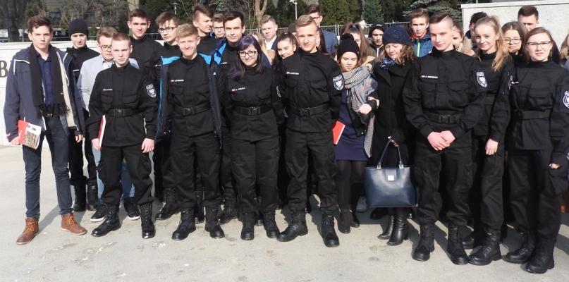 Uczniowie z „Szarej” na uroczystości w Sejmie RP