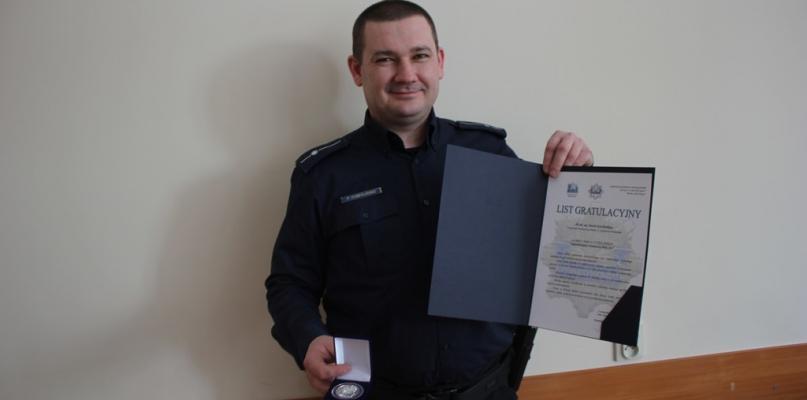 Mł. asp. Paweł Kobyliński został Dzielnicowym Roku 2017